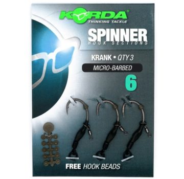 KORDA Spinner Hook Sections Krank (3stuks)