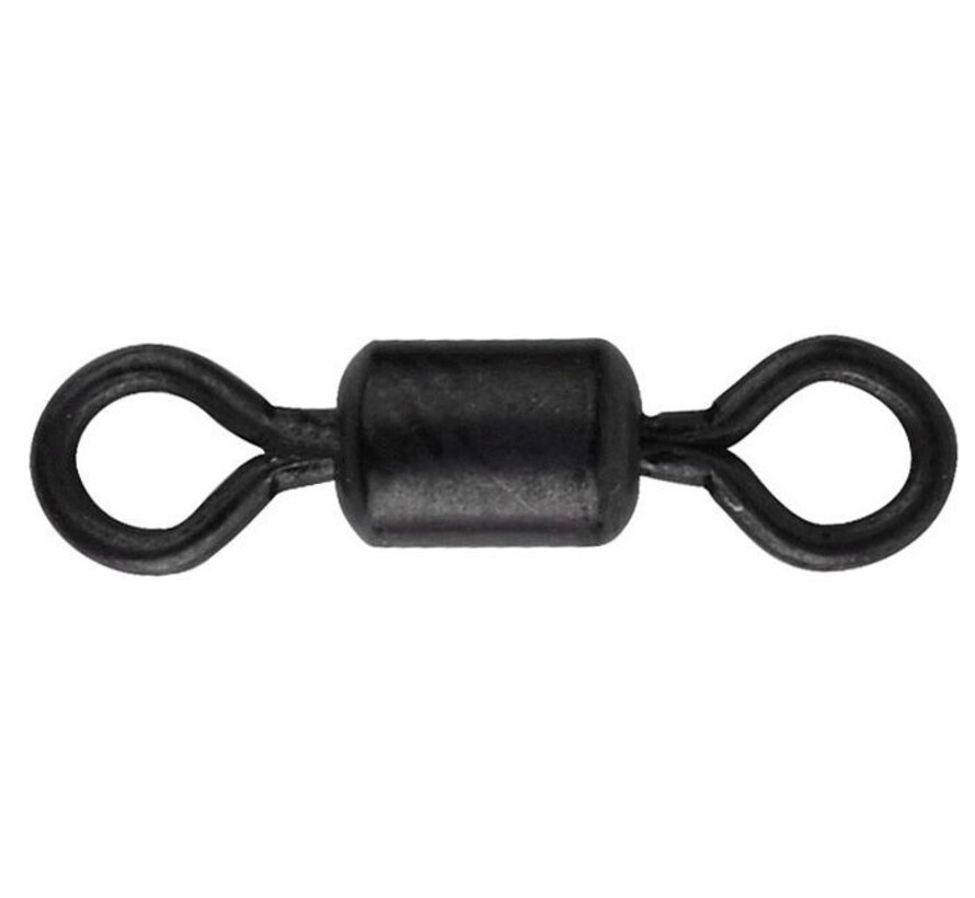 Matte Black Rolling Swivel