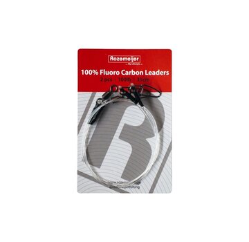 ROZEMEIJER Fluoro Carbon Snoek Onderlijn (35cm) (2stuks)