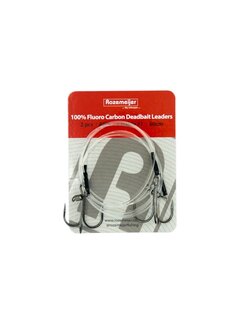 ROZEMEIJER Fluoro Carbon Doodaas Onderlijn Dreg (60cm) (2stuks)