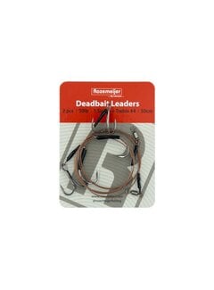 ROZEMEIJER Deadbait Leaders 1x single + treble (50cm) (2stuks)