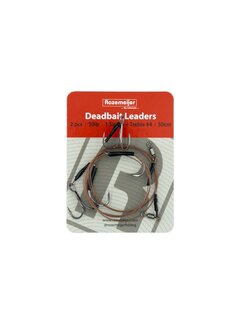 ROZEMEIJER Doodaas Onderlijn 1 Enkele Haak + Dreg (50cm) (2stuks)