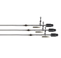 Leadcore Naturals Heli-Clip Rigs 50lb (3stuks)