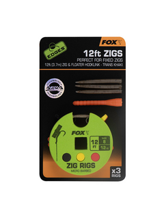 FOX Zig Rig 12Ft (3stuks)