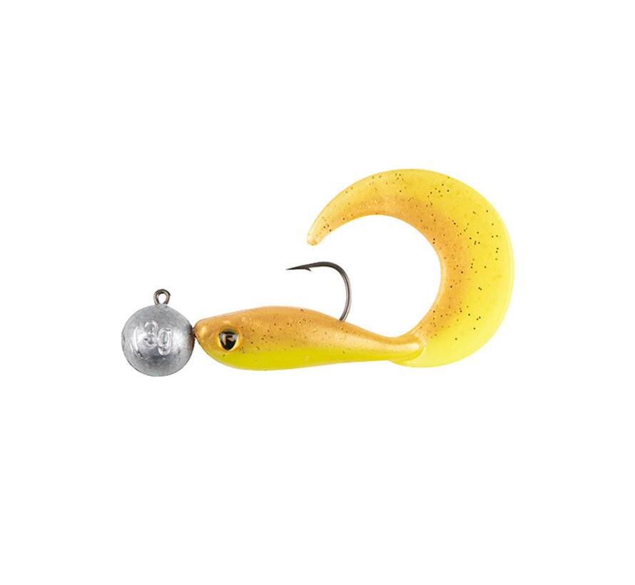 Micro Grub Tail Mix UV Loaded Lure Pack (4cm) (3gr) (4stuks)