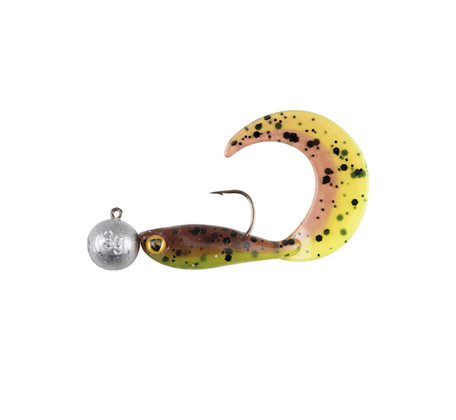 Micro Grub Tail Mix UV Loaded Lure Pack (4cm) (3gr) (4stuks)