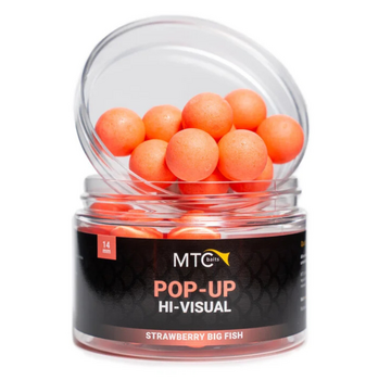 MTC BAITS Pop-Up Hi-Visual Strawberry Big Fish