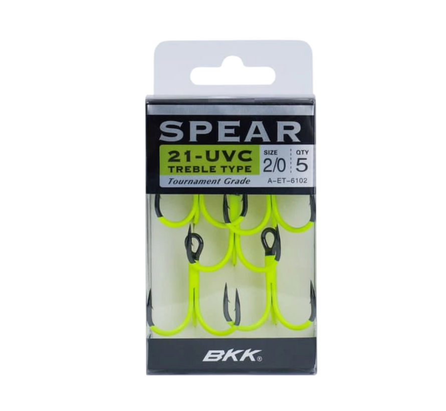 Spear-21 UVC Treble Hooks (5-6stuks)