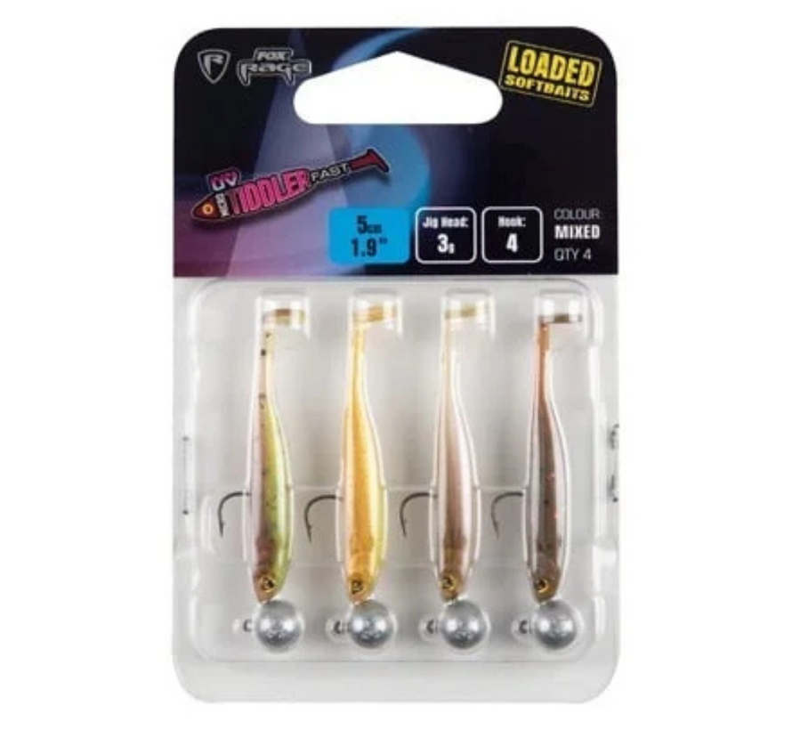 Micro Tiddler Fast Loaded softbaits (5cm) (3gr) (4stuks)