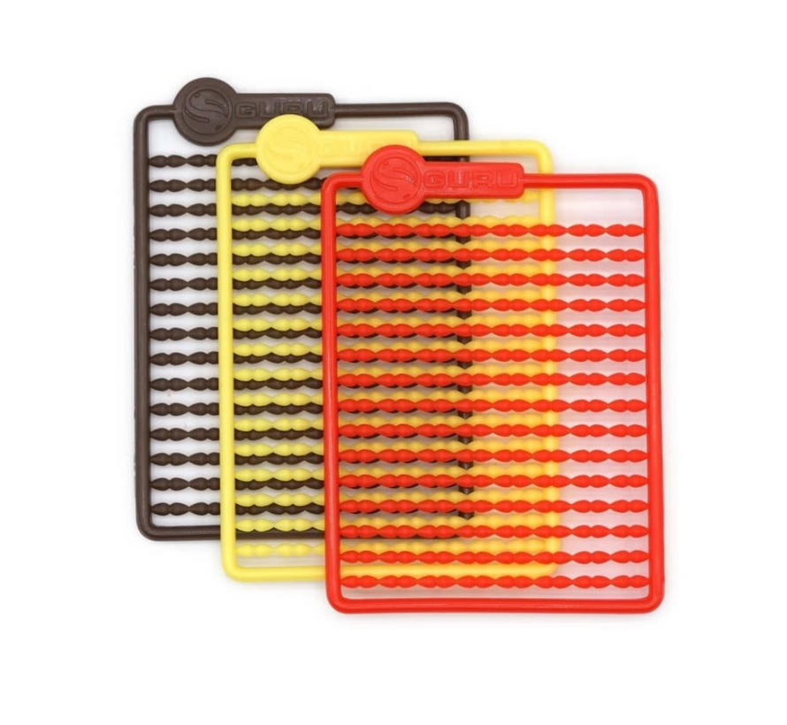 Micro Hair Stops - Red. Brown. Yellow