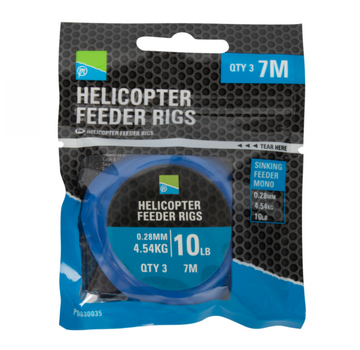 PRESTON Helicopter Feeder Rigs (3stuks)