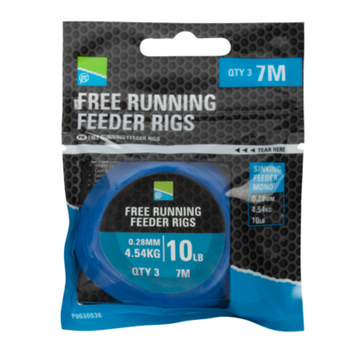 PRESTON Free Running Feeder Rigs (3stuks)