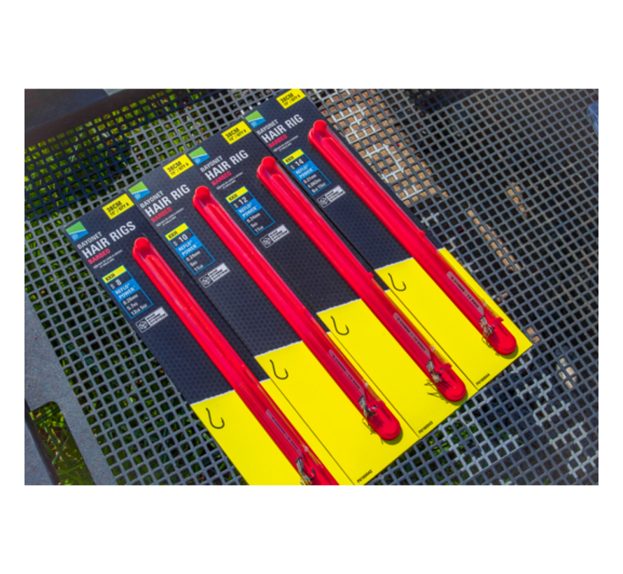 KKH Bayonet Hair Rigs 4"/10cm (8stuks)