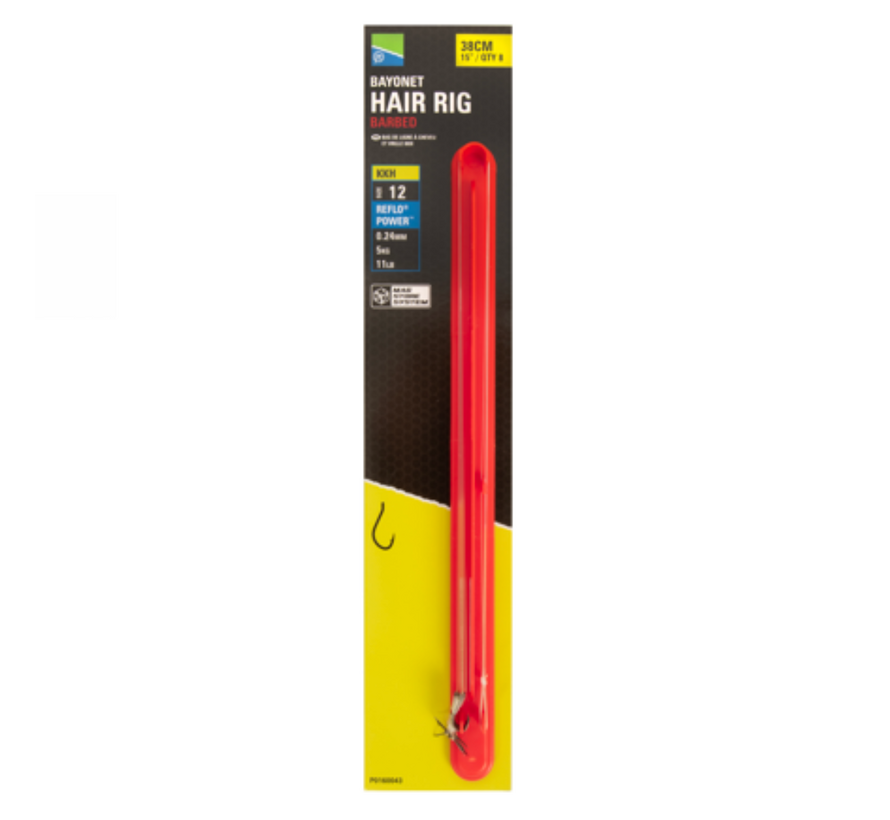 KKH Bayonet Hair Rigs 15"/38cm (8stuks)