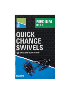 PRESTON Diamond Eye Match Swivels (8stuks)