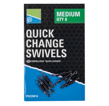 PRESTON Diamond Eye Match Swivels (8stuks)