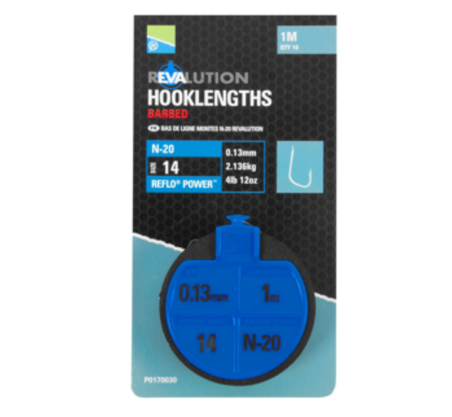 Revalution Hooklengths N-20 100cm (10stuks)