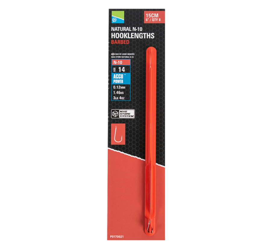 Natural N-10 Mag Store Rig 15cm (8stuks)