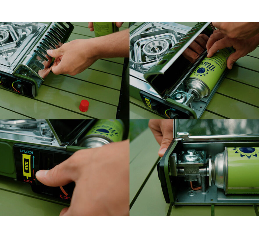 Stabiele Gas Pit Met Draagkoffer