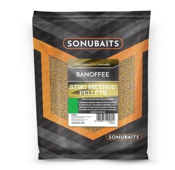SONU BAITS Method Pellets Stiki Banoffee 2mm (650gr)