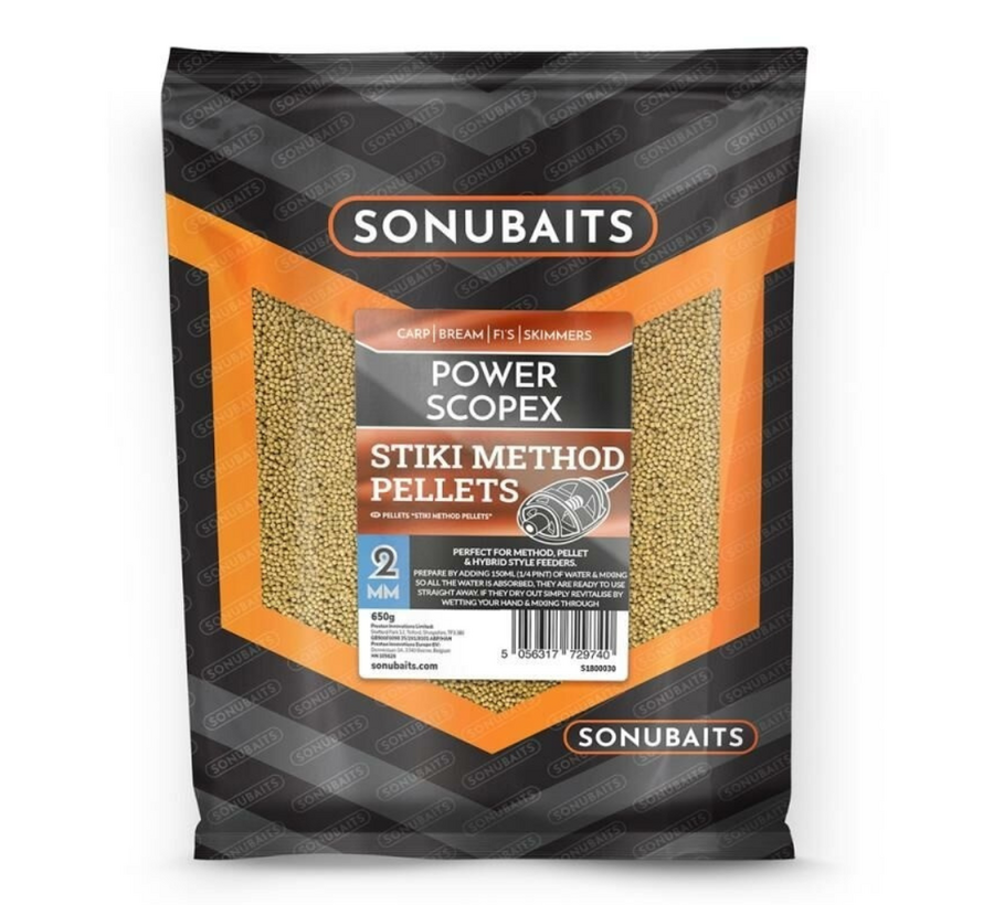 Method Pellet Stiki Power Scopex 2mm (650gr)