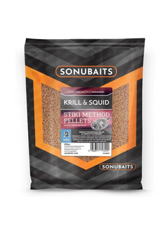 SONU BAITS Method Pellet Stiki Krill & Squid 2mm (650gr)