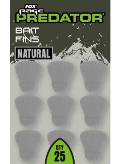 FOX RAGE PREDATOR Bait Fins Natural (25stuks)