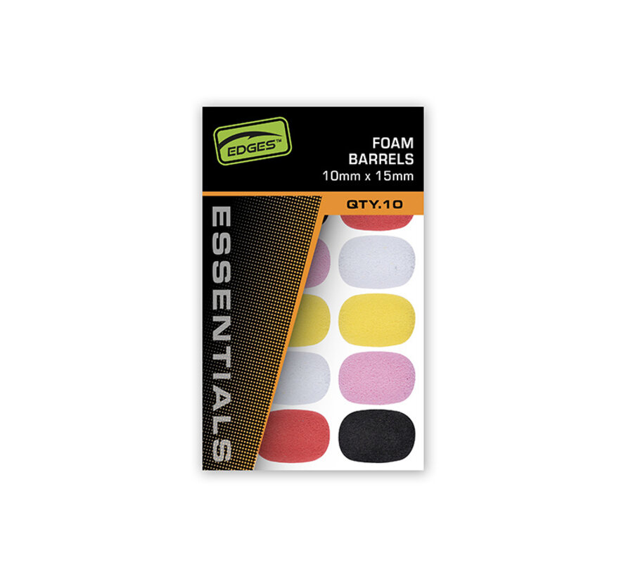 Foam Barrels Mixed Colour (10stuks)