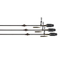 Tuff Tungsten Tubing Heli-Clip Rigs (3stuks)