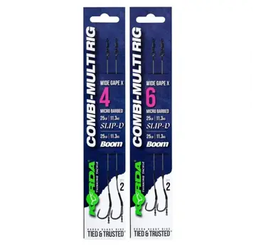 KORDA Combi Multi Rig Wide Gape X (2stuks)