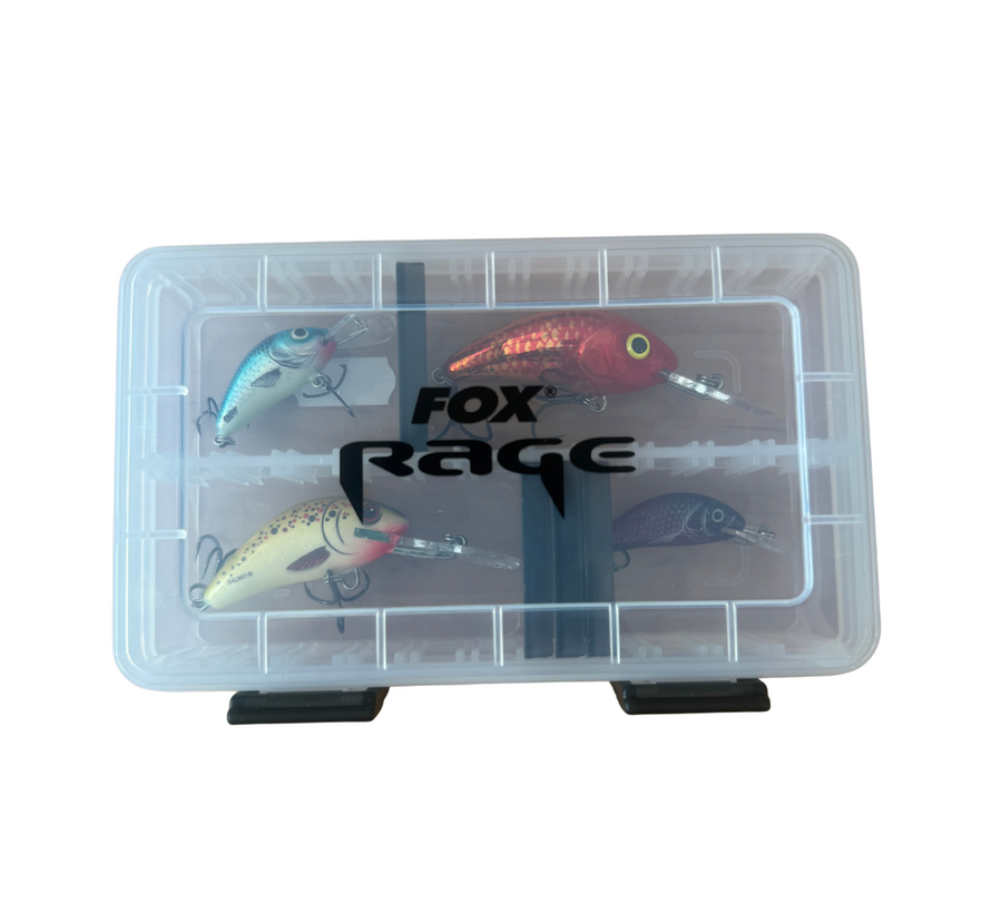 Tacklebox met 4 salmo hornet's