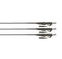 Naturals Leadcore Lead Clip Leaders 50lb (3stuks)