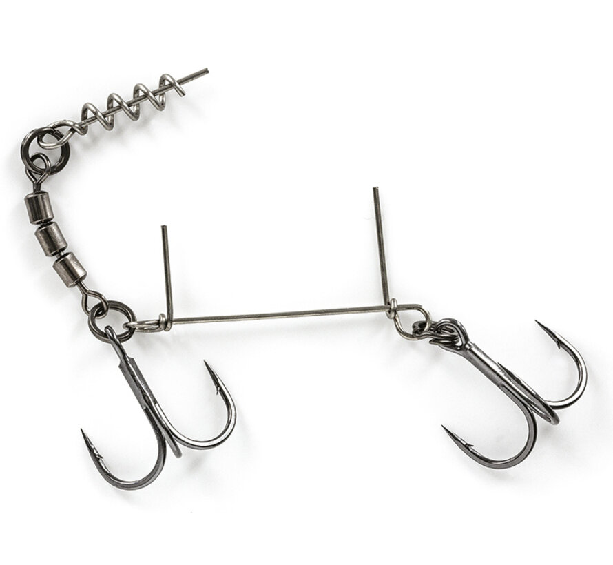 Soft Bait Stinger - Tandem Treble Hook size #3