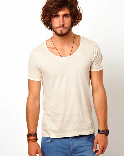 Scotch&Soda T-shirt with bound neck