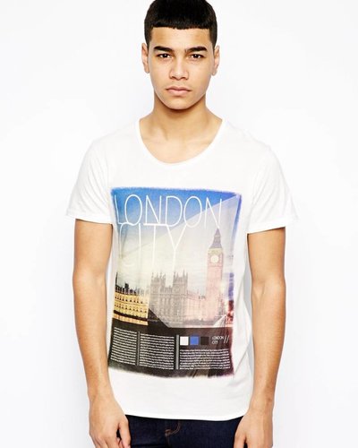 T-shirt mit London print