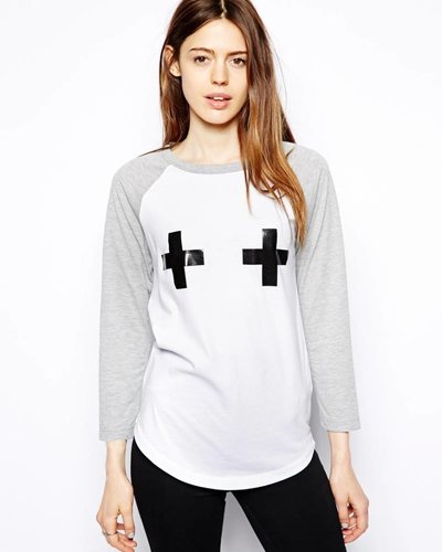 Baseball Top with cross