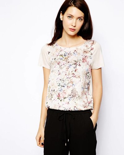 T-shirt met bloemenprint