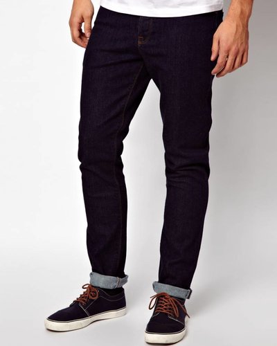 Indigo skinny jeans