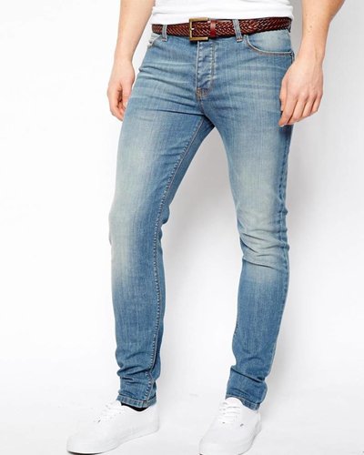 Skinny jeans blau