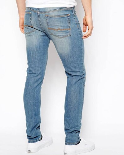 Skinny jeans blau