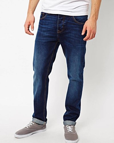 Slim jeans blauw