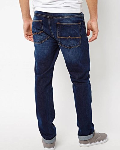 Slim jeans blauw