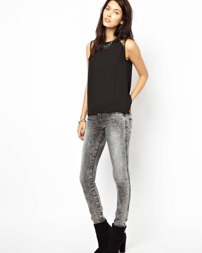 Super skinny jeans schwarz