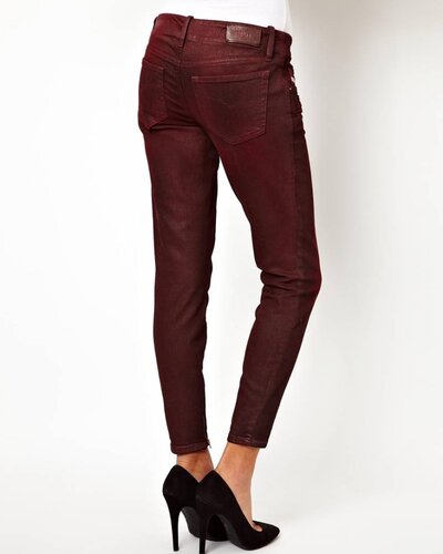 Scotch&Soda Rote skinnyjeans