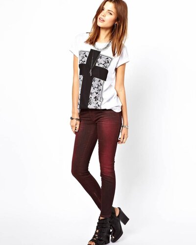 Scotch&Soda Rode skinnyjeans