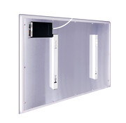 Quality Heating Miroir chauffant infrarouge avec éclairage LED 60 x 120 cm 700Watt