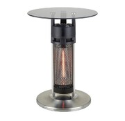 Chauffage de terrasse infrarouge en verre modèle bas 1200Watt