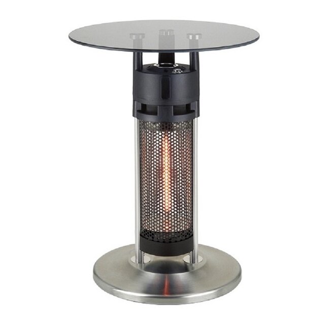Chauffage de terrasse infrarouge en verre modèle bas 1200Watt