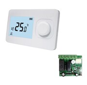 Quality Heating QH Basic easy thermostat non programmable avec mini récepteur encastré