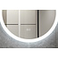 Bella Mirror Miroir rond 80 cm sans cadre, éclairage LED encastré et anti-condensation